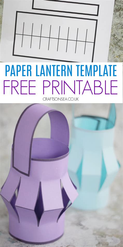 Printable Paper Lantern Template Pdf